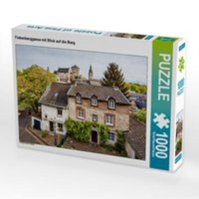 CALVENDO Puzzle Finkenberggasse mit Blick auf die Burg 1000 Teile Lege-Größe 64 x 48 cm Foto-Puzzle Bild von N N