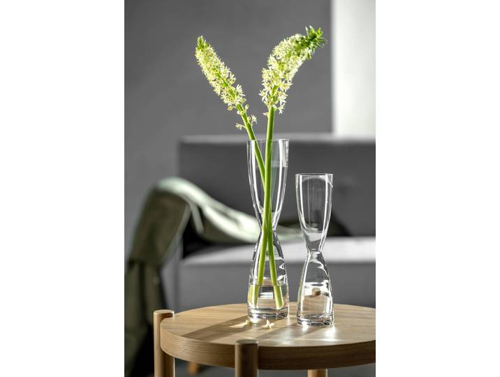 Vase Diabolo 32cm Durchsichtig