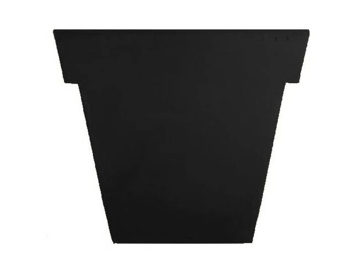 SLIDE vase étroit IL VASO (Noir H 74,5 - Polyéthylène)