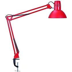 Maul, Trennwand, LED-Tischleuchte MAULstudy Klemme inkl. Leuchtmittel E27 - rot