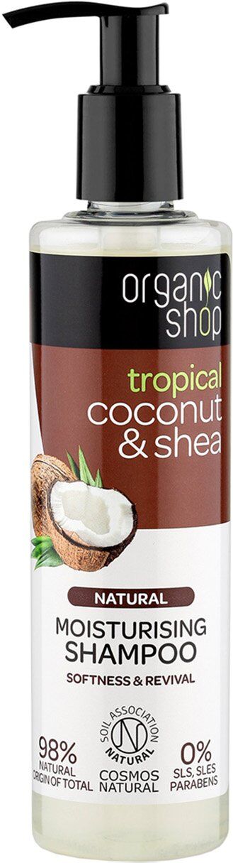 ORGANIC SHOP Tropical Coconut & Shea Moisturising Shampoo 280ml