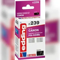 edding Tintenpatrone 18-239 Canon PGi-520Bk schwarz