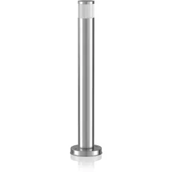 ledscom.de LED Wegelicht / Pollerleuchte PILLAR für außen, IP54, 48 cm, aluminium, warmweiß