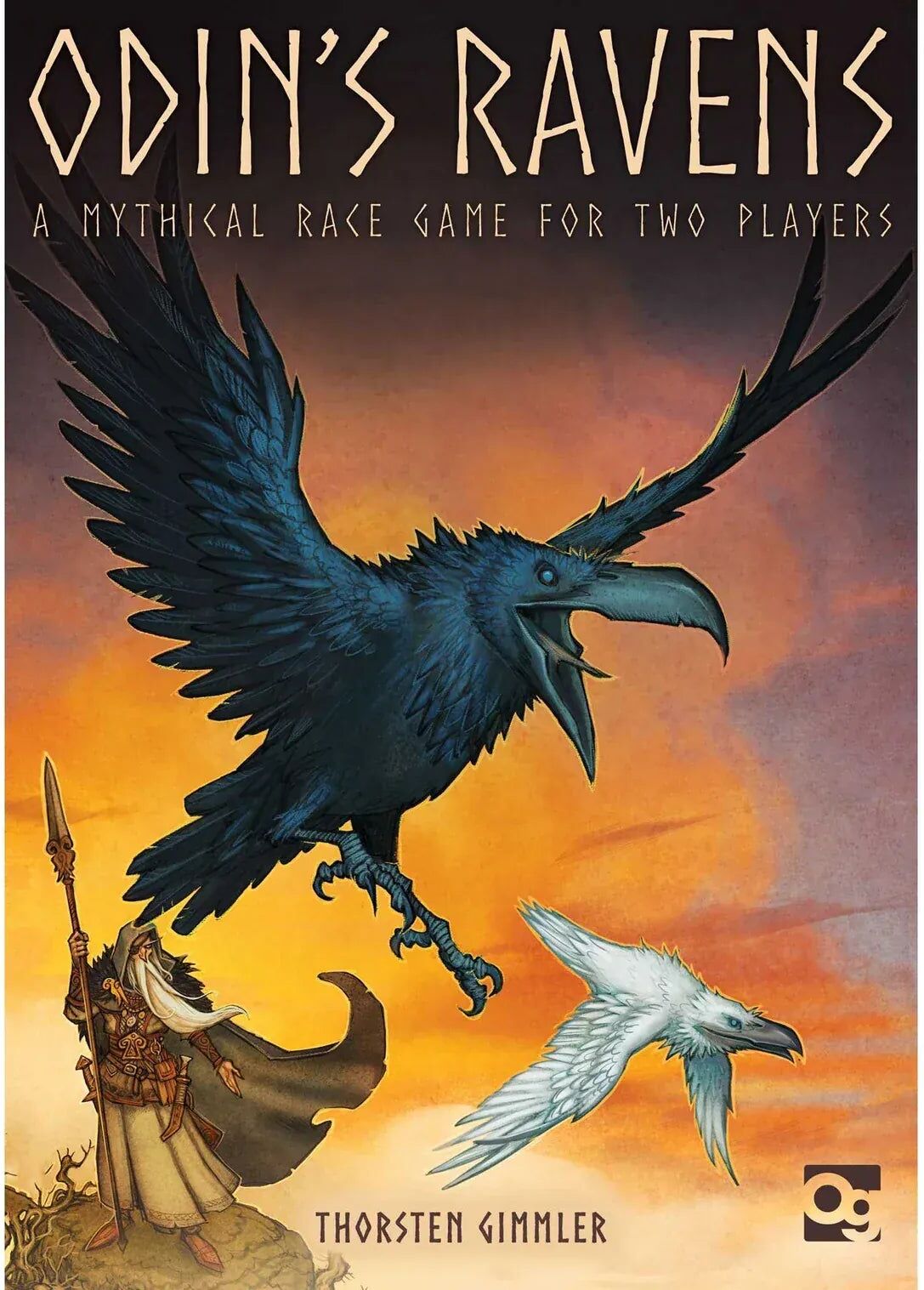 Odin's Ravens, Two-Player Board Game from Osprey Games, Mythical Contest between Odin's Ravens