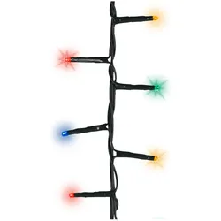 Lumineo KOMPAKTE LED-GIRLANDE, BLINKEND, MEHRFARBIG, 16 M, 500 LEDS, GRÜNES KABEL