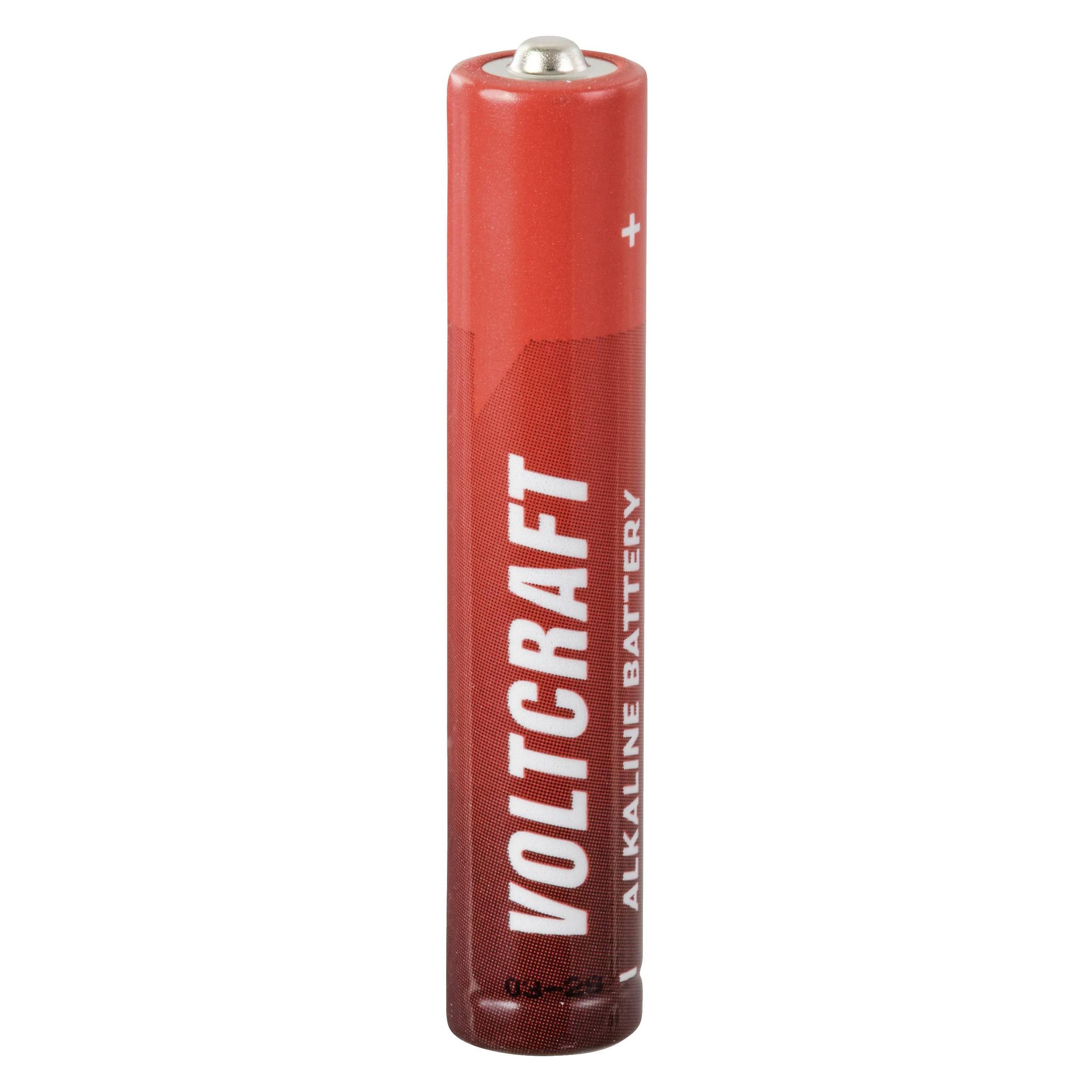 Voltcraft Mini (AAAA)-Batterie Mini (AAAA) Alkali-Mangan 1.5 V 500 mAh 2 St. (2 Stk., AAA, 500 mAh) (VC-12714135)