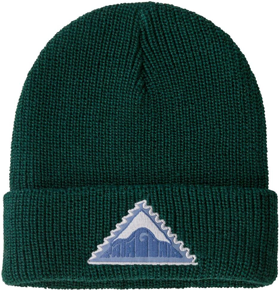 Patagonia  - Kid's Logo Beanie Driftways Patch Cascade Green - Bonnet