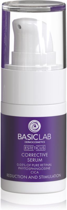 BasicLab Dermocosmetics Esteticus correcting serum for pigment spot correction 0.05% Pure Retinal 15 ml