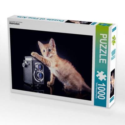 CALVENDO Puzzle Abdrücken | 1000 Teile Lege-Größe 64x48cm Foto-Puzzle für glückliche Stunden