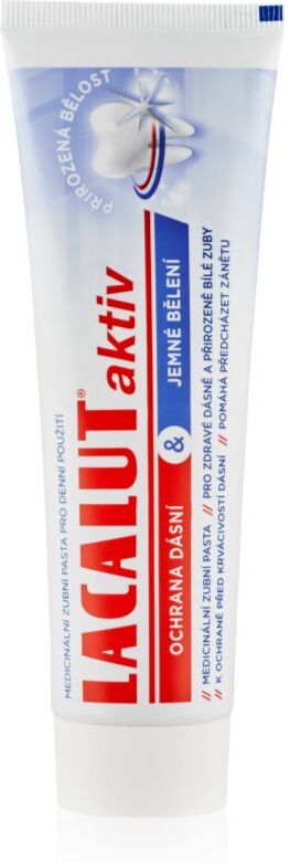 Lacalut Aktiv dentifrice blanchissant pour des dents et gencives saines 75 ml