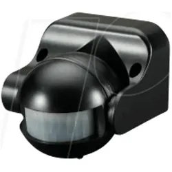 V-Tac, Bewegungsmelder, VT8003 InfrarotBewegungssensor Schwarzer Körper (12 m)
