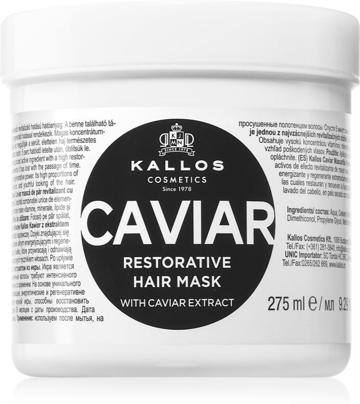 Kallos KJMN Professional Caviar masque rénovateur au caviar 275 ml