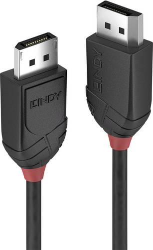 LINDY DisplayPort Anschlusskabel DisplayPort Stecker, DisplayPort Stecker 1.00 m Schwarz 36491 DisplayPort-Kabel