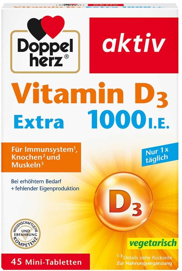 Doppelherz Vitamin D 1.000 I.e. Extra Tabletten