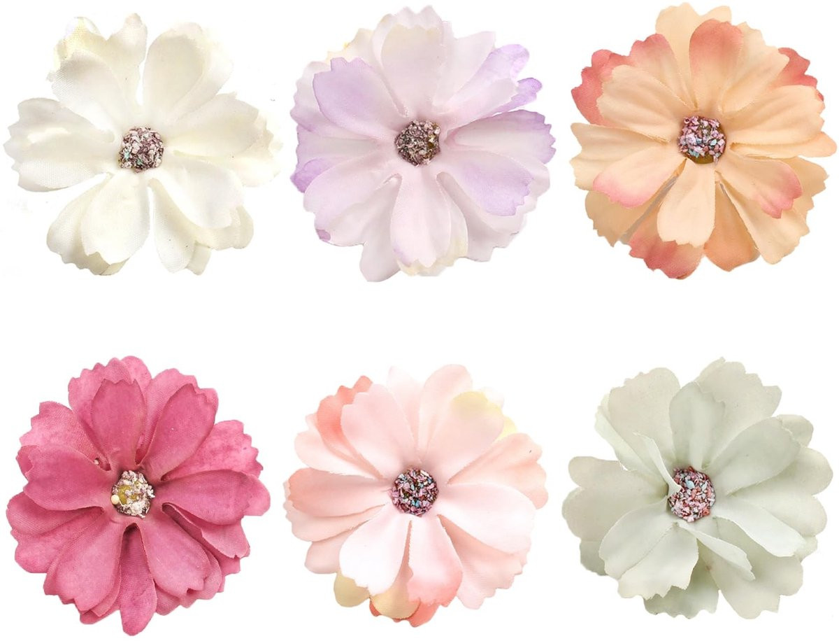 Dailygoods 60 stuks kunstbloemen voor bruiloft en decoratie