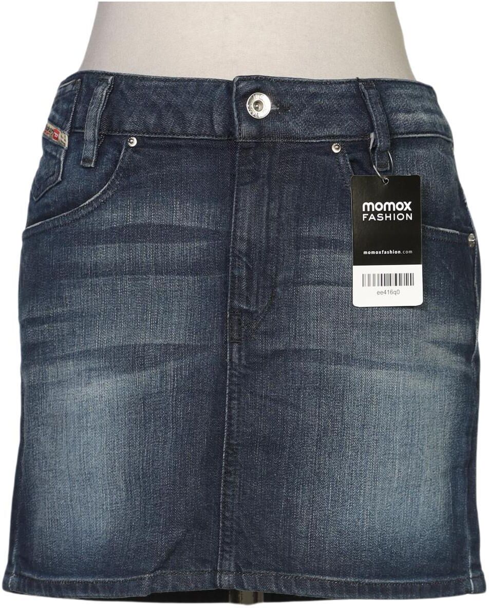 Diesel Damen Rock, Blau, Gr. W27, Baumwolle / Elasthan - Second Hand