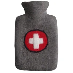 Wärmflasche Klassik 1,8 l mit Filzbezug Kreuz 1 St