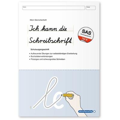 Ich kann die Schreibschrift - Schulausgangsschrift SAS - Übungsheft zu den Buchstabenverbindungen, Taschenbuch von Sternchenverlag GmbH,Katrin