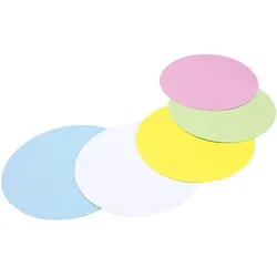 OTTO Office 500er-Pack Moderationskarten »Kreis« Ø 19 cm 5 Farben rosa