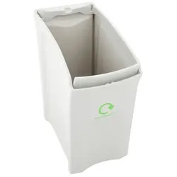 Mülleimer Leafield Mini Envirobin 55 L Grau Recycling mit Beutelhalter
