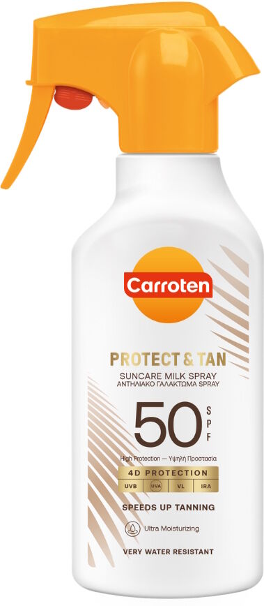 Carroten Protect & Tan Milk Trigger Spray SPF 50 270 ml