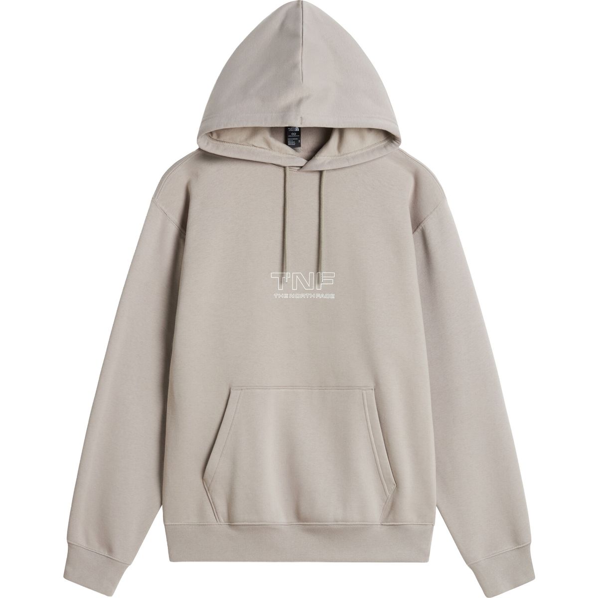 The North Face U Zumu 2.0 Relaxed Hoodie stone slab (2MB) S NF0A8KQH2MB-S