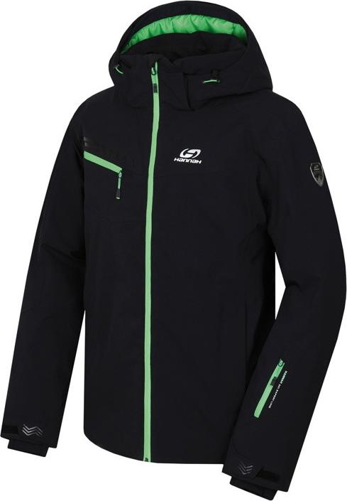 Herren Skijacke HANNAH CALVIN, Anthrazit, Wasserdicht und Atmungsaktiv mit Thermore Isolierung, Klimaschutz durch Climatic Active Stretch, DWR-C6 Finish, Komfort und Vielseitigkeit für Wintersport. Calvin Herren Skijacke - Climatic Active Stretch, Thermore Isolation, YKK Reißverschlüsse, Wassersäule 15.000 mm, Atmungsaktivität 15.000 g/m²/24h, Größe M