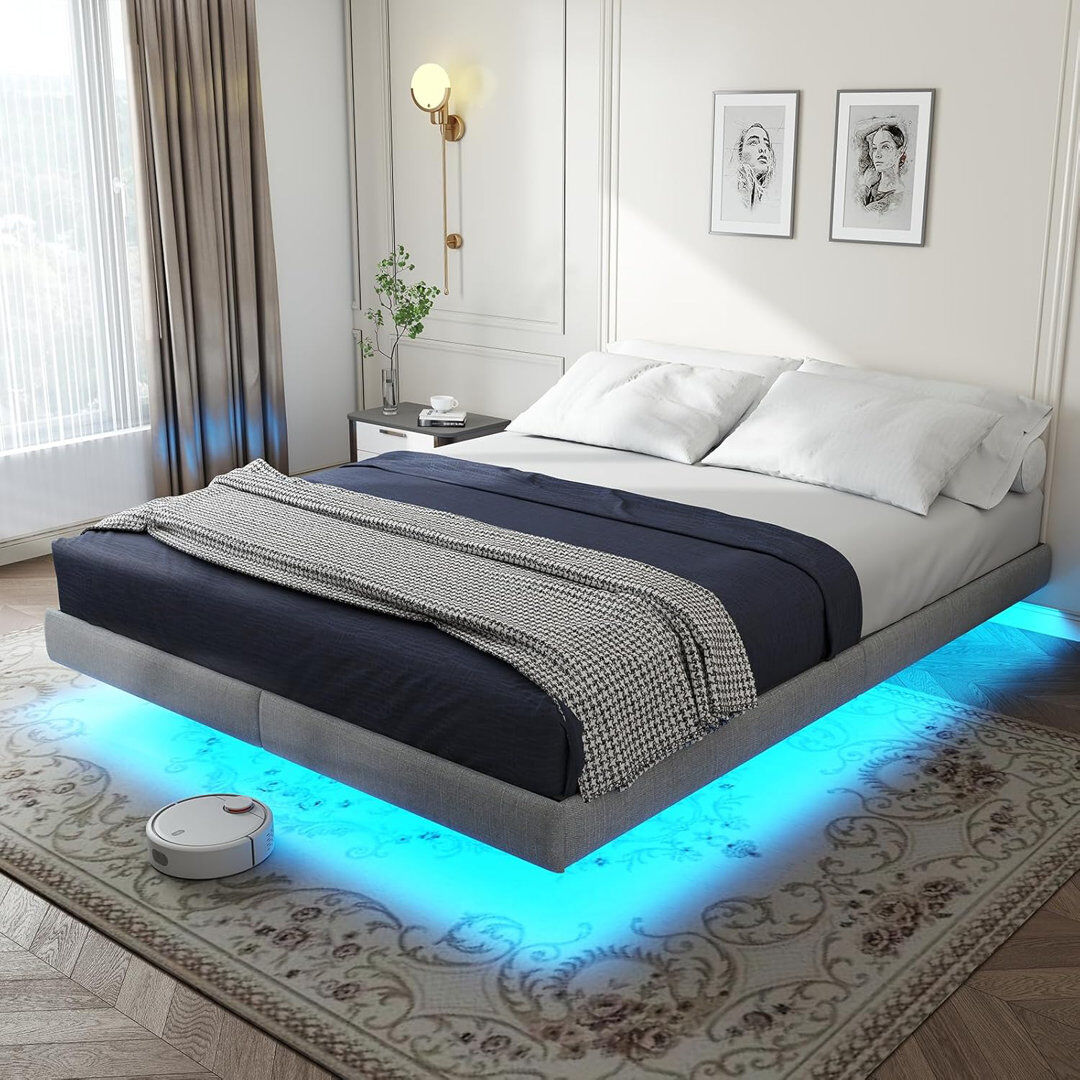 Metro Metal Bed Grey Kingsize (5')