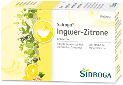 Uriach Germany GmbH SIDROGA Wellness Ingwer-Zitrone Tee Filterbeutel 20X2.0 g 07167571