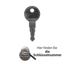 Thule Ersatzschlüssel für Fahrradträger  und Dachboxen
