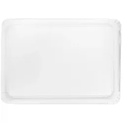 MONOUSO - Pappschale rechteckig weiß 25x34cm (50 Stück)