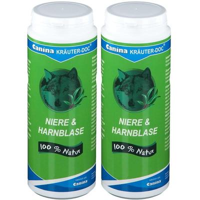 Canina Kräuter-Doc Niere & Harnblase Pulver vet. 2x 2x150 g