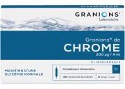 Granions ? de Chrome 200 ?g Ampoules - Boîte 30 ampoules de 2 ml