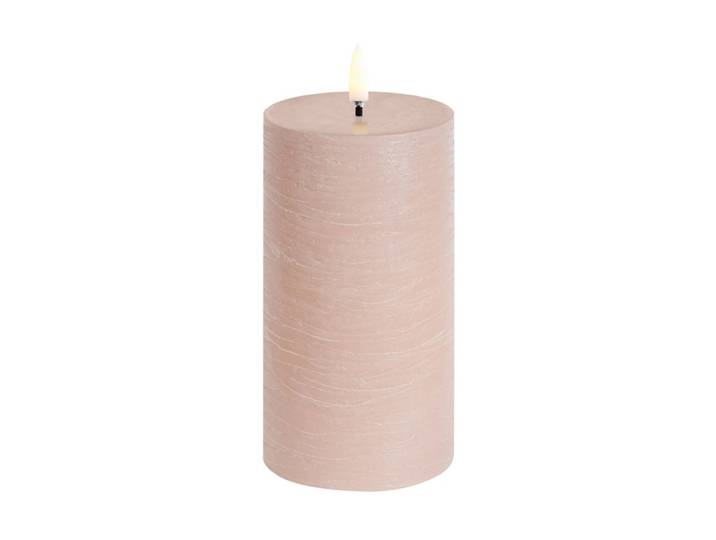 PILLAR LED-Kerze, beige, Höhe 15 cm, Wachs - Uyuni Lighting - Wohnzimmer - Sonstige - Einflammig