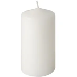 PAPSTAR Stumpenkerze 11.5 cm weiß