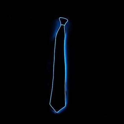 LED leuchtende Krawatte Krawatte Krawatte El cool Licht Zubehör Krawatte koreanische Version professionelle Groom britische Hochzeitsmode Bekleidungsaccessoires Valentinstag Geschenk für ihn