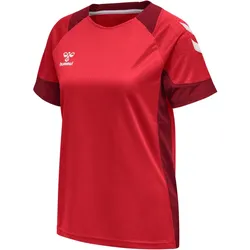 hummel LEAD kurzarm Polyester Trikot Damen true red L