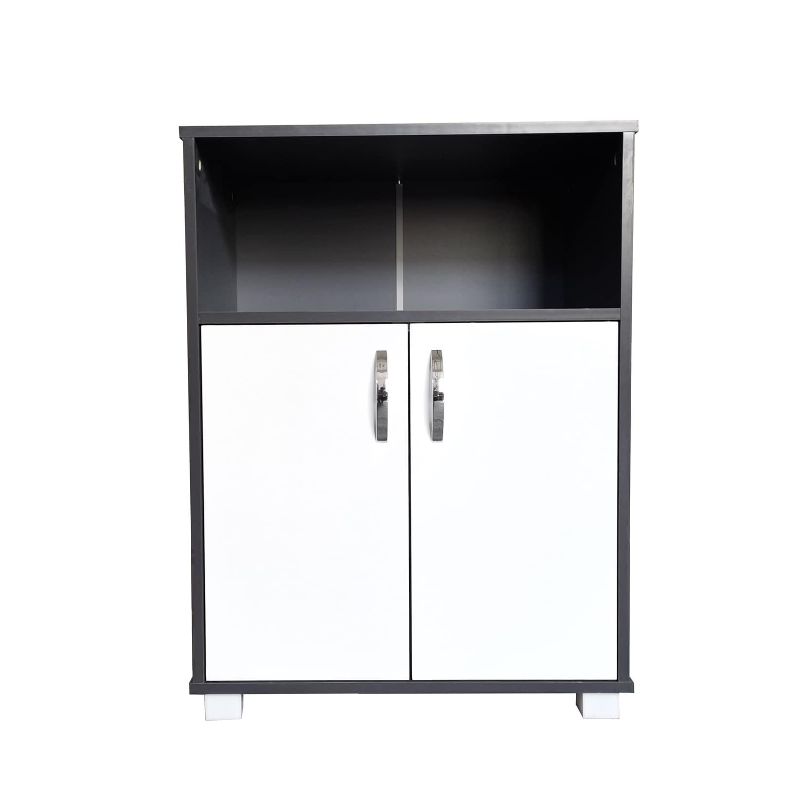 HTI-Living Küchenschrank Grau/Weiß Blanca