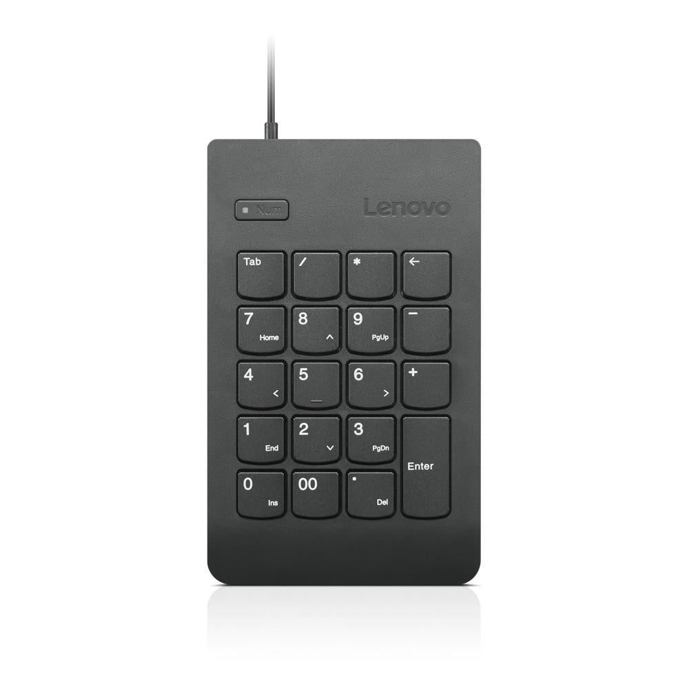 Lenovo Numeriek Toetsenbord met USB-aansluiting en 1 meter kabel, Zwart