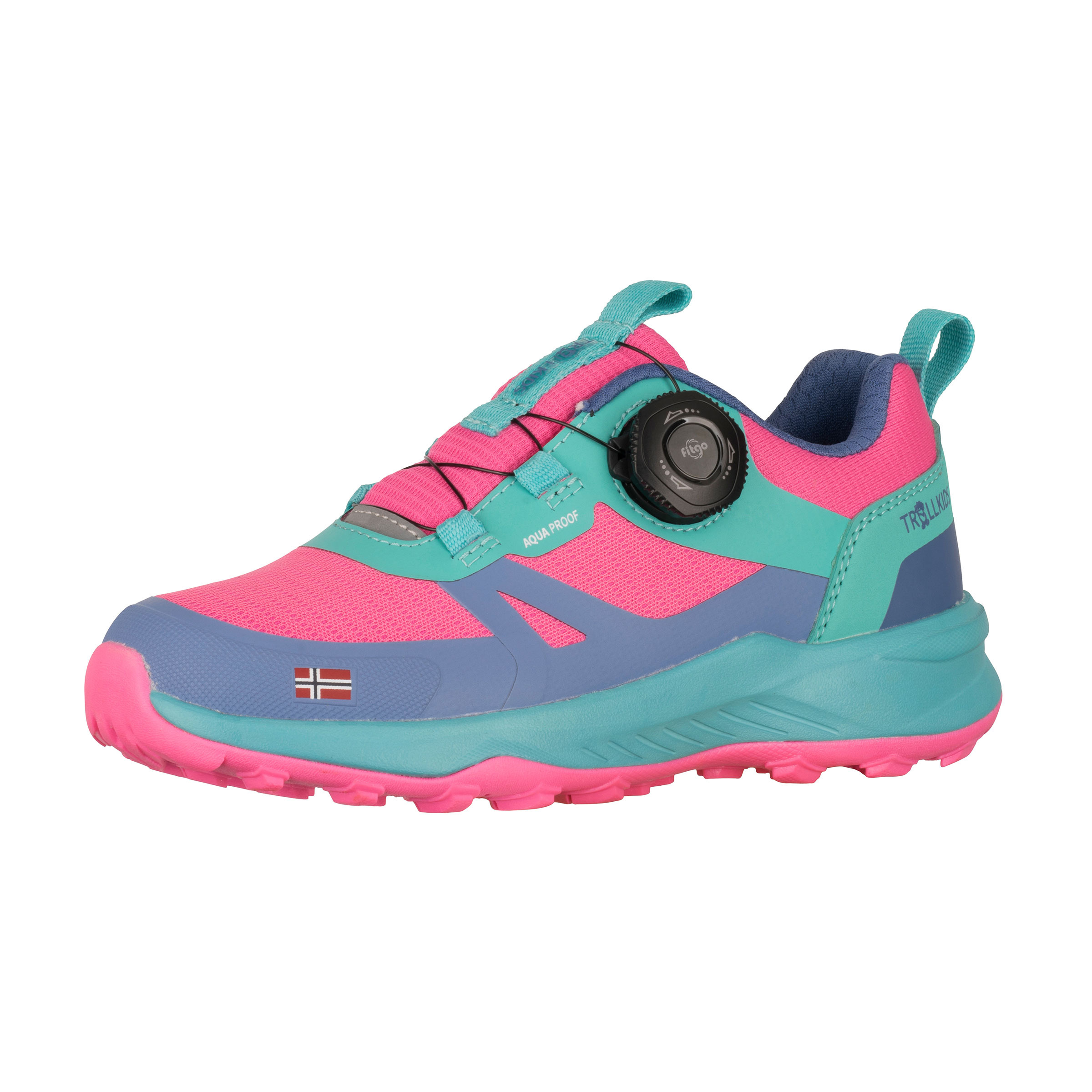 Trollkids Trollfjord Hiker Low XT Kinder Zustiegsschuhe rosa Größe 38 Trekking