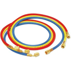 Rothenberger 3er Druckschlauch Set, Standard 5/16", 1,5m, Klimaanlage Zubehör, Blau, Rot, Mehrfarbig, Gelb