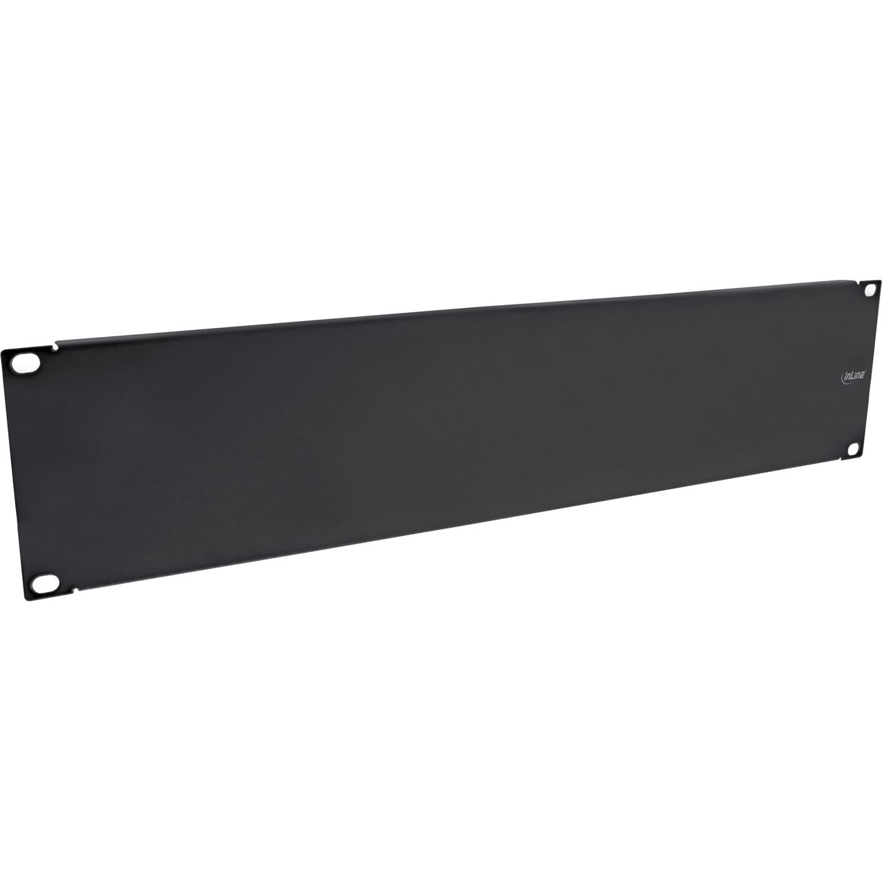 InLine 19" Blindplatte, 3HE, RAL 9005 schwarz
