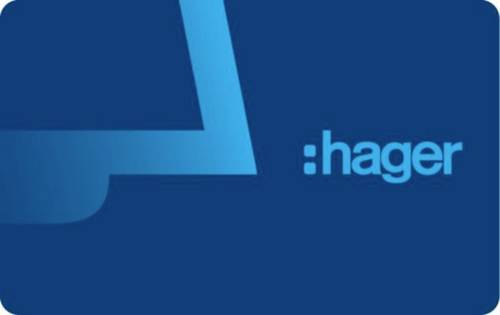 Hager RTH303X Kartenleser-Karte