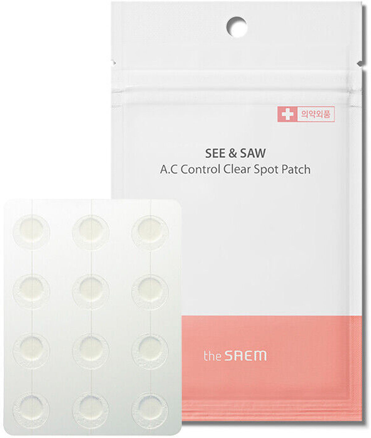 THE SAEM See & Saw A.C Control Clear Spot Patch 24pcs