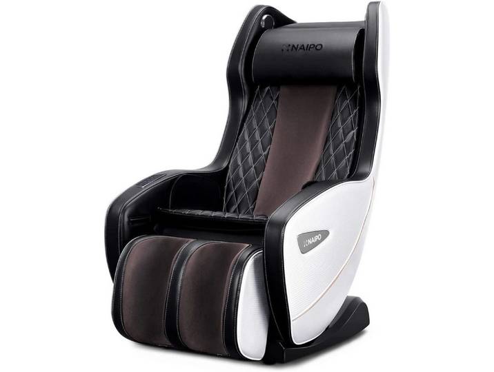 NAIPO Massagesessel, Massagestuhl mit Liegeposition, Bluetooth, Platzsparend