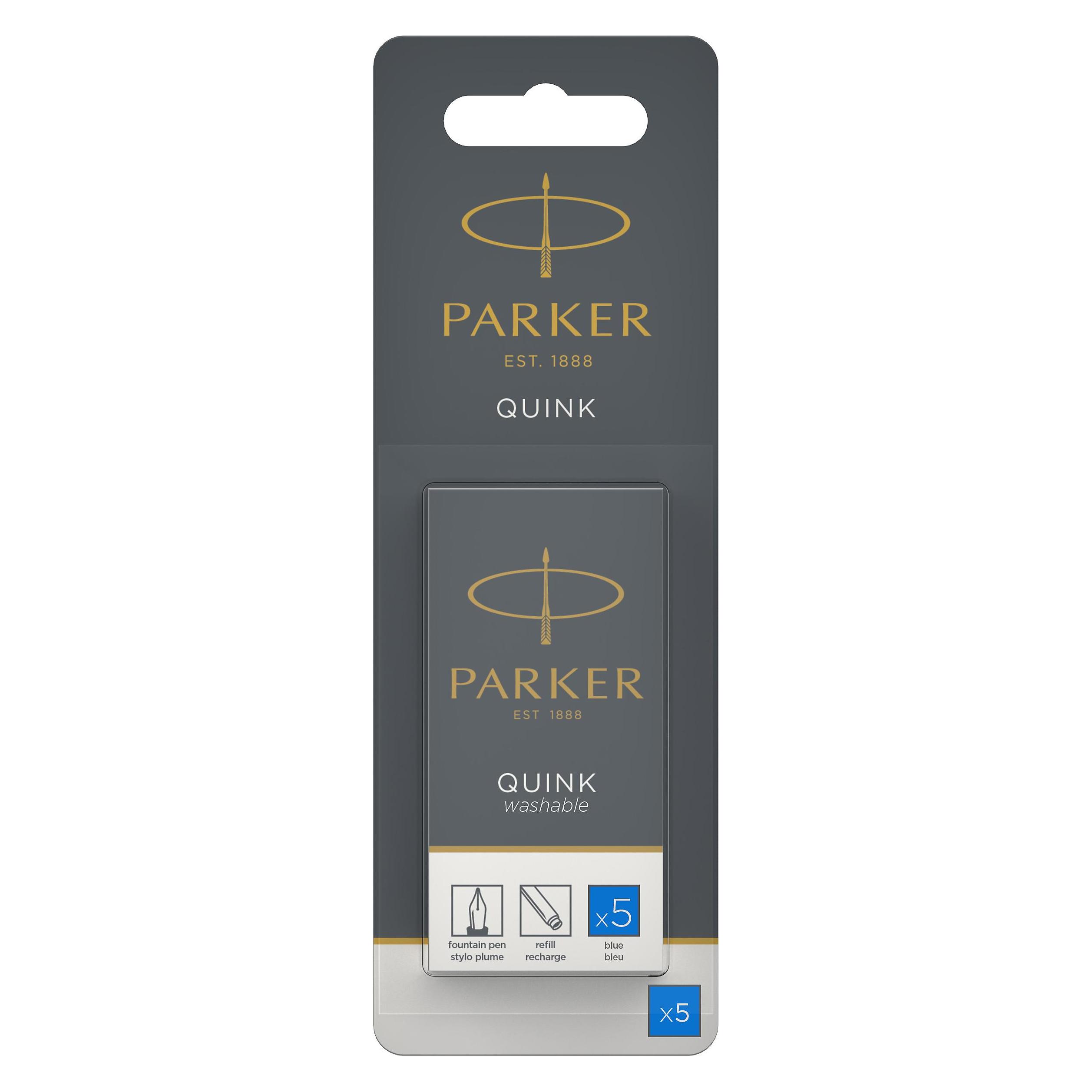 Parker Pen Quink (Blau, 5 Stk.) (1950208)