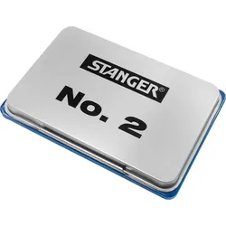 STANGER Stempelkissen No 2, 108,0 x 70,0 mm, blau