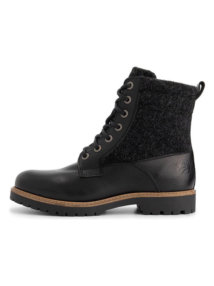 TRAVELIN' Leder-Boots "Folge" in Schwarz - 38