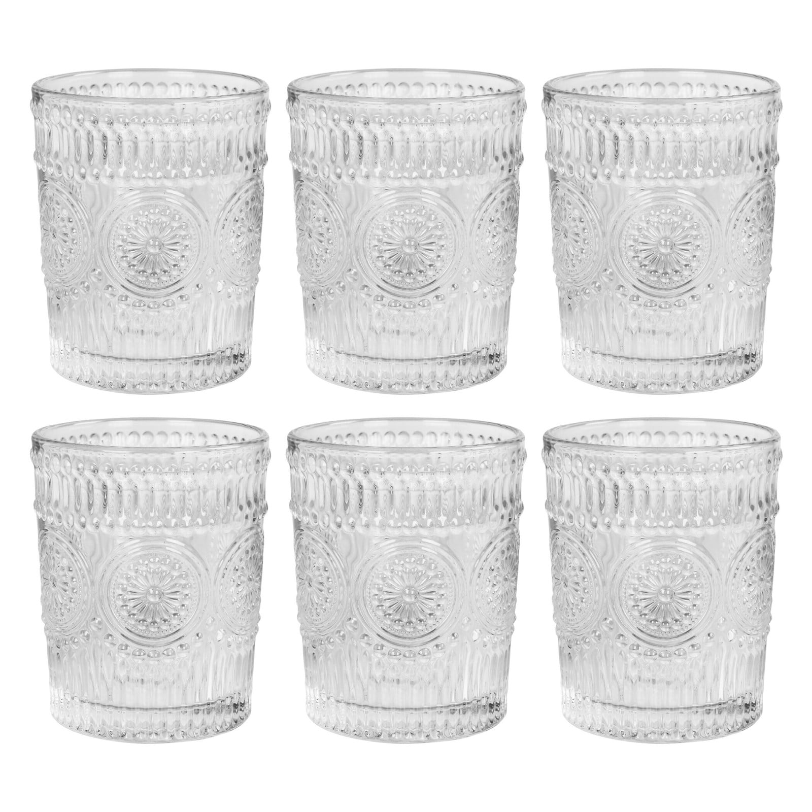 Krumble Waterglas Set van 6 Transparant