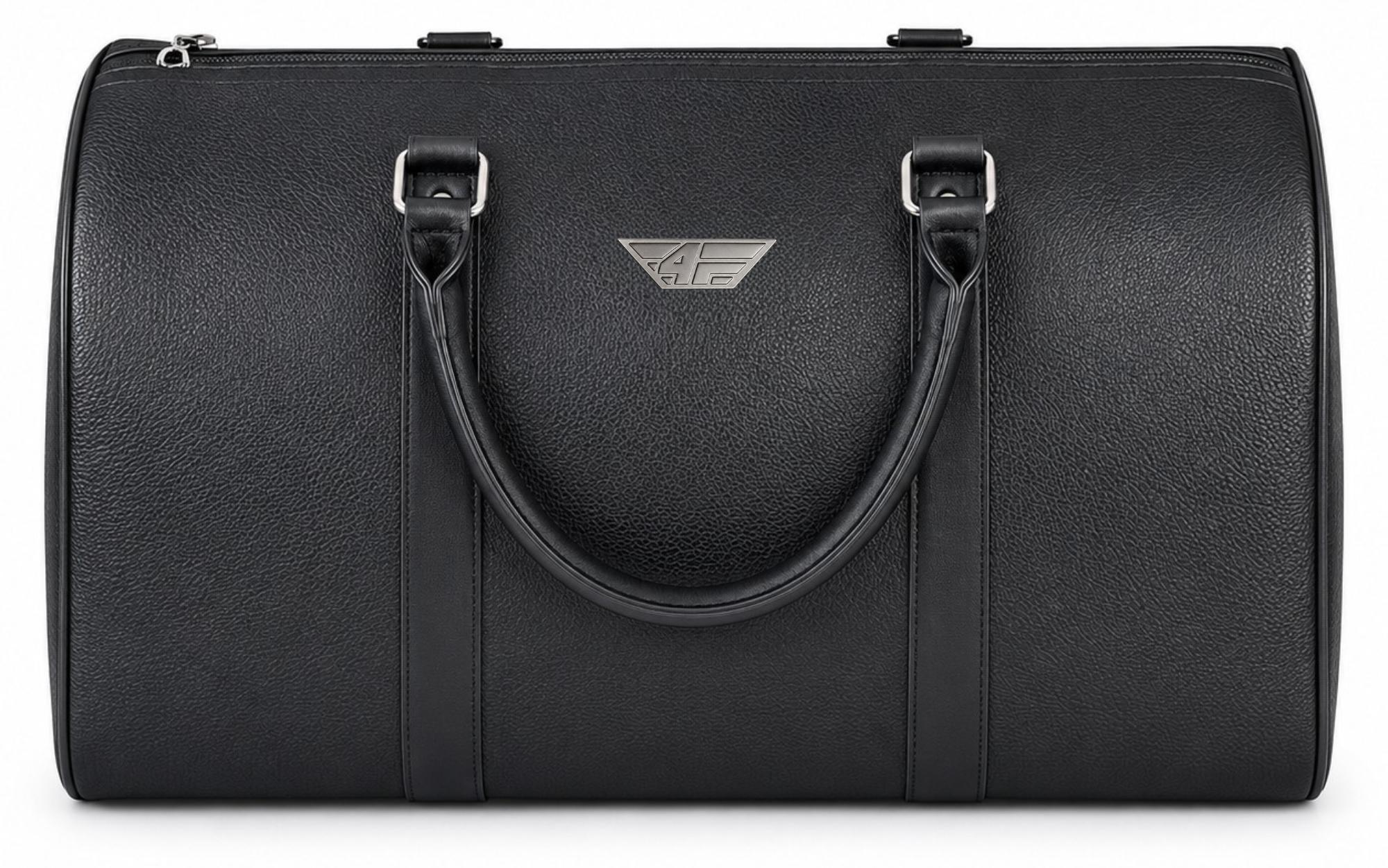 4FLY Herren Reisetasche Leder mit Fingerabdruck & Find My